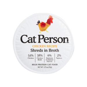 Cat Person Grain-Free Shreds Wet Cat Food 2.75 oz Case of 24