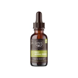Earth Animal Nature's Protection Daily Herbal Flea & Tick Drops for Dogs & Cats