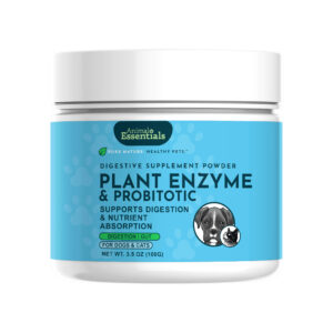Animal Essentials Plant Enzymes & Probiotics Digestive Powder for Dogs & Cats