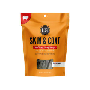 BIXBI Skin and Coat Jerky Treats for Dogs