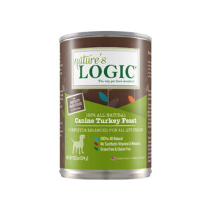 Nature's Logic Canine Turkey Feast 13.2 oz Canned Wet Food for Dogs