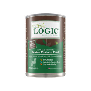 Nature's Logic Canine Venison Feast 13.2 oz Canned Wet Food for Dogs