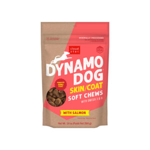 Cloud Star Dynamo Dog Salmon Skin & Coat Functional Soft Chews Dog Treats
