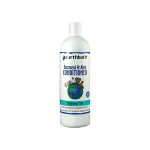 Earthbath Totally Natural Pet Care Oatmeal & Aloe Detangling Itch Relief Conditioner for Dogs & Cats