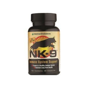 American Biosciences NK-9 Immune Support Capsules for Dogs & Cats